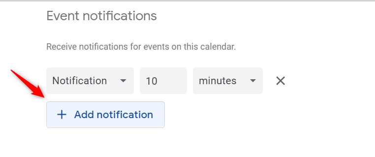 add notification google calendar hacks