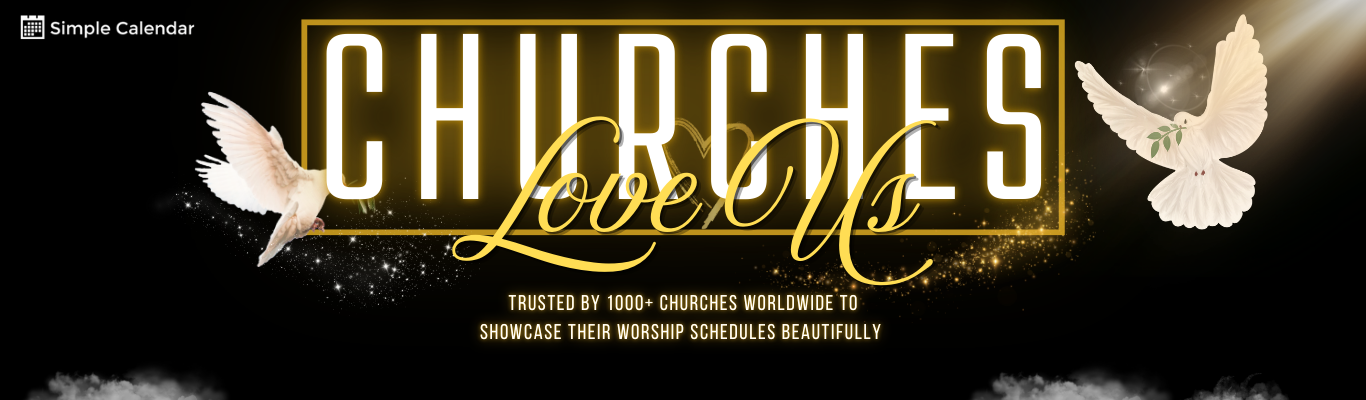 display church services on website