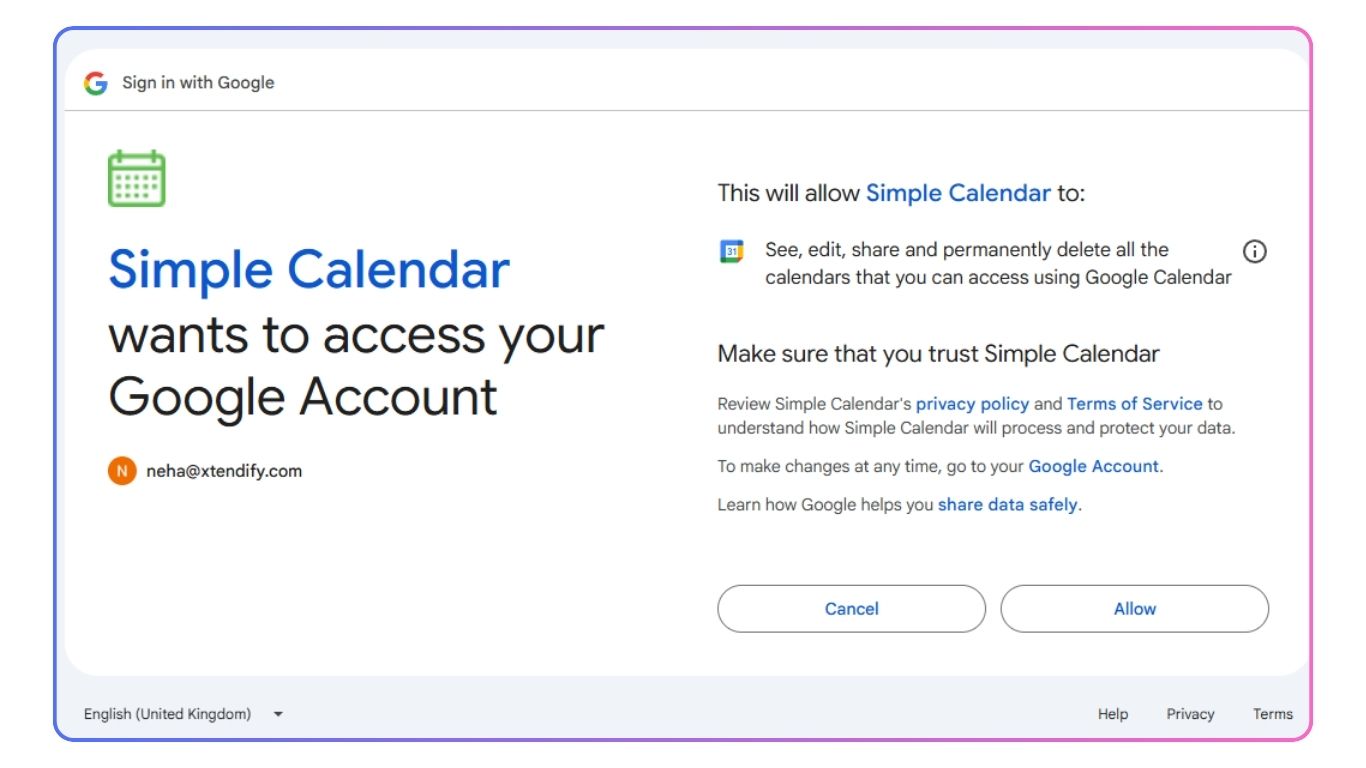 school events calendar display wordpress
