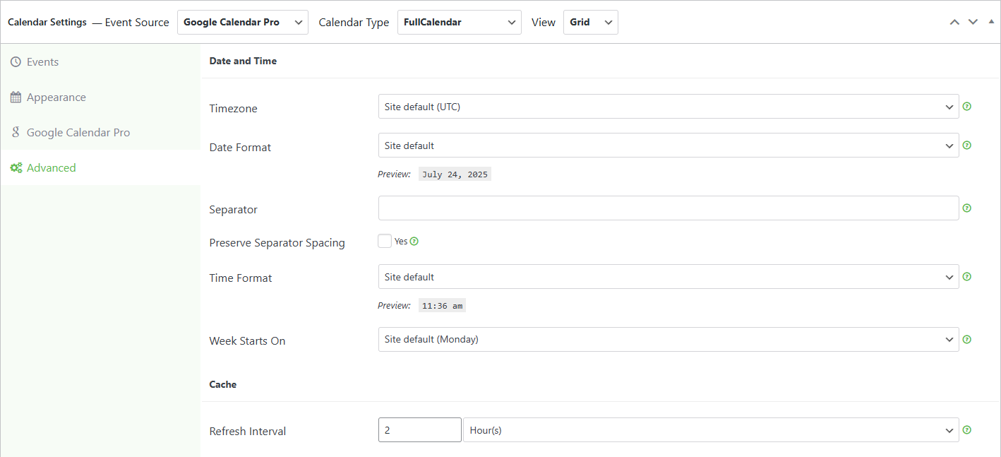 best school calendar wordpress plugin