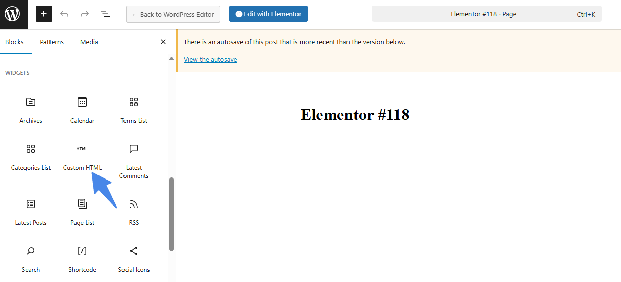 add google calendar to website elementor