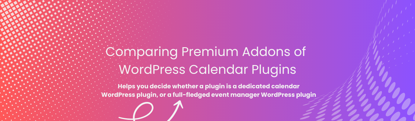 comparing premium addons of wordpress calendar plugins