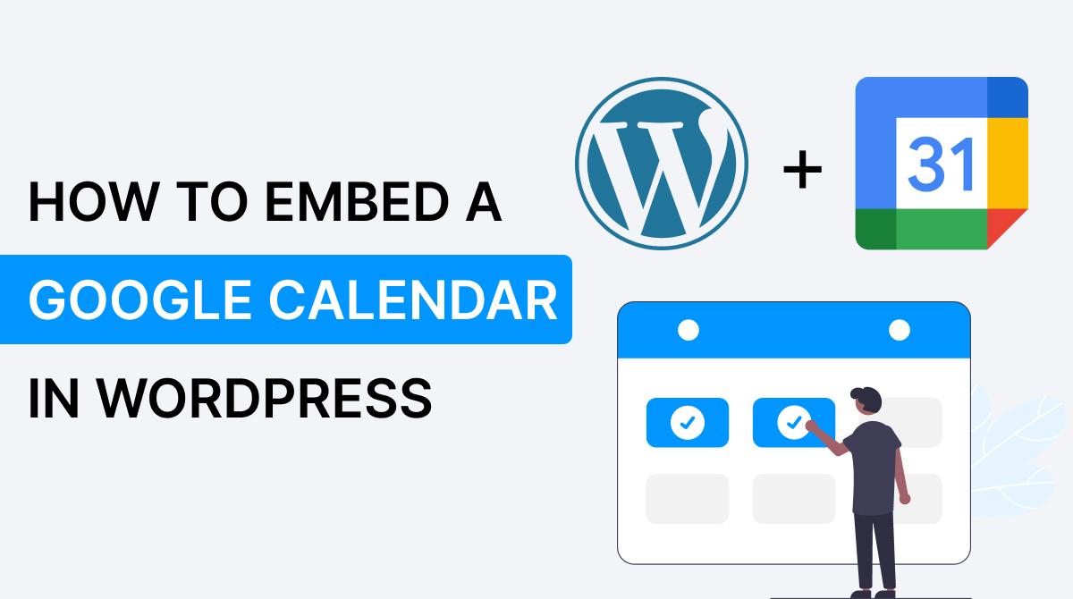 add google calendar to wordpress without plugin
