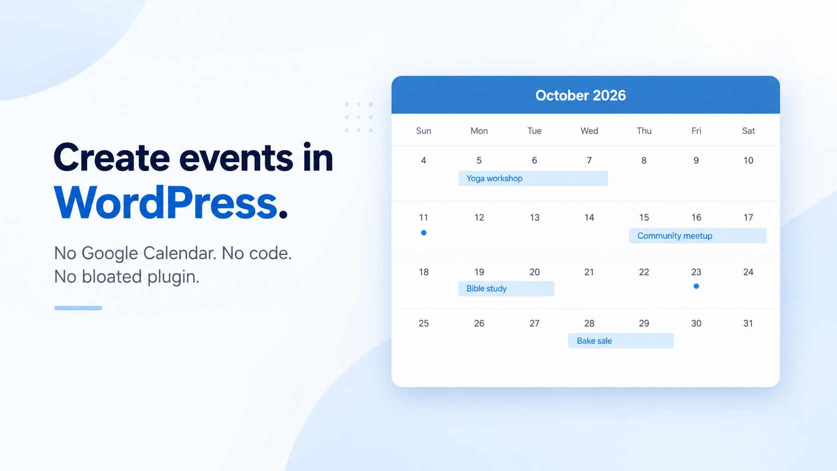 create custom events on wordpress free simple calendar plugin sc events